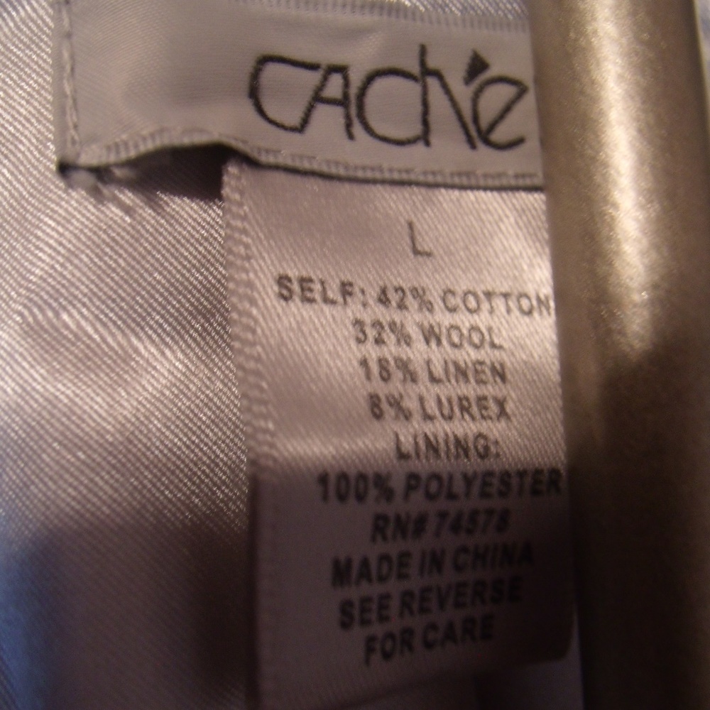 Cache Gray Shimmer Blazer - image 5